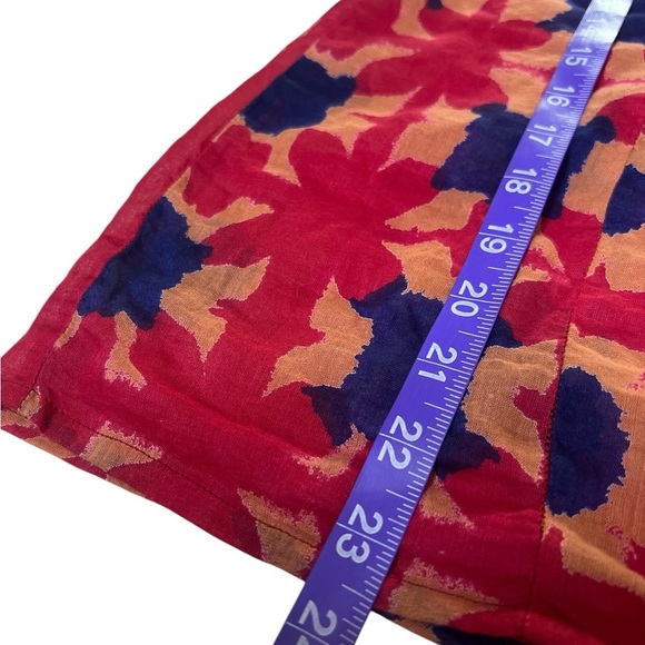 Banjanan Margot Shibori Clamp Dye Geometric Print Blouse - Picture 9 of 16